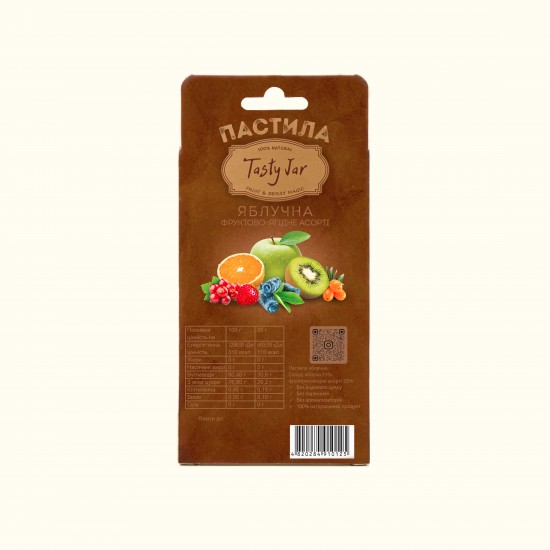 Пастила Tasty Jar Фруктово-ягідне асорті 38 г