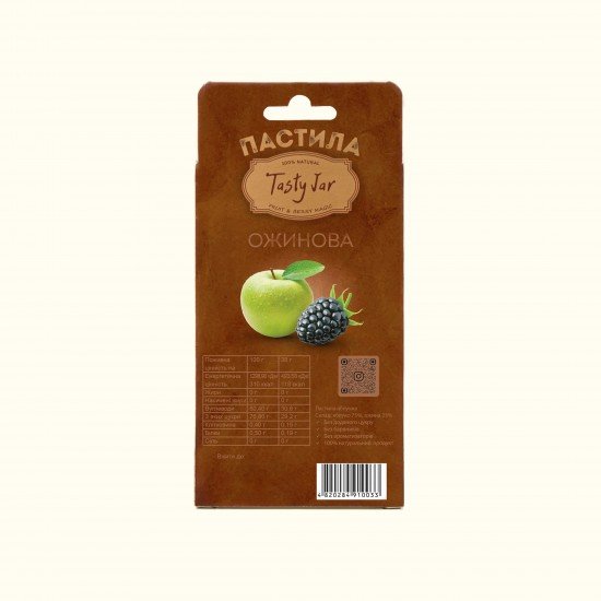 Fruit rolls Tasty Jar Blackberry 38 g