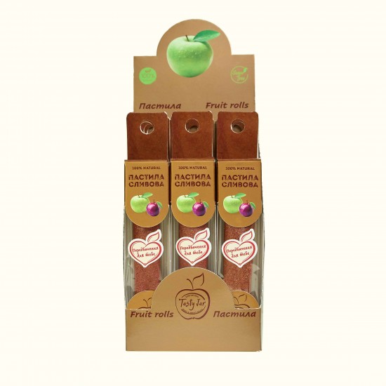 Set Fruit roll Tasty Jar Plum