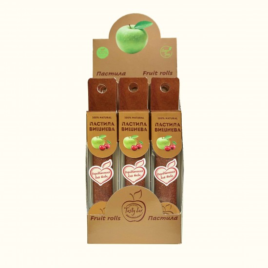 Set Fruit roll Tasty Jar Cherry