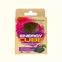 Натуральний енергетичний батончик "Шоколадно-Чорносливовий" 80 г. ENERGY CUBE