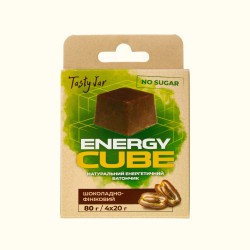 Натуральний енергетичний батончик "Шоколадно-Фініковий" 80 г. ENERGY CUBE