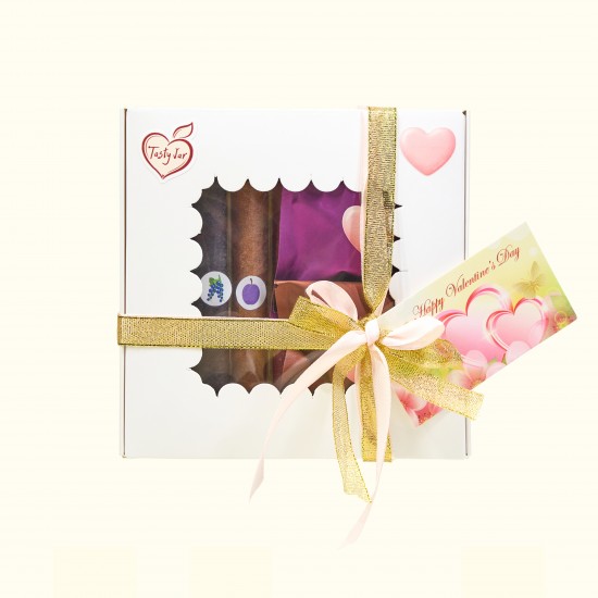 Gift set Tasty Jar 100 g 12 types of fruit rolls